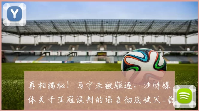 真相揭秘！马宁未被驱逐，沙特媒体关于亚冠误判的谣言彻底破灭_裁判_比赛_决赛