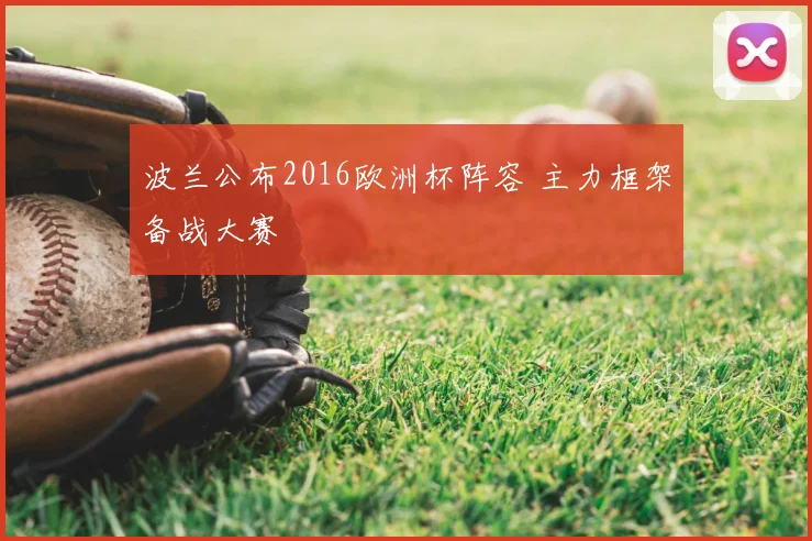 波兰公布2016欧洲杯阵容 主力框架备战大赛